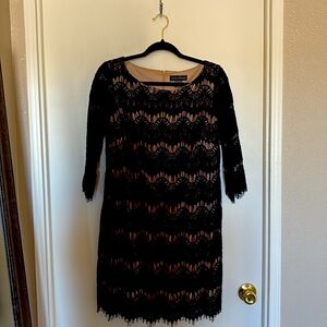 Black Lace Dress  size 14P